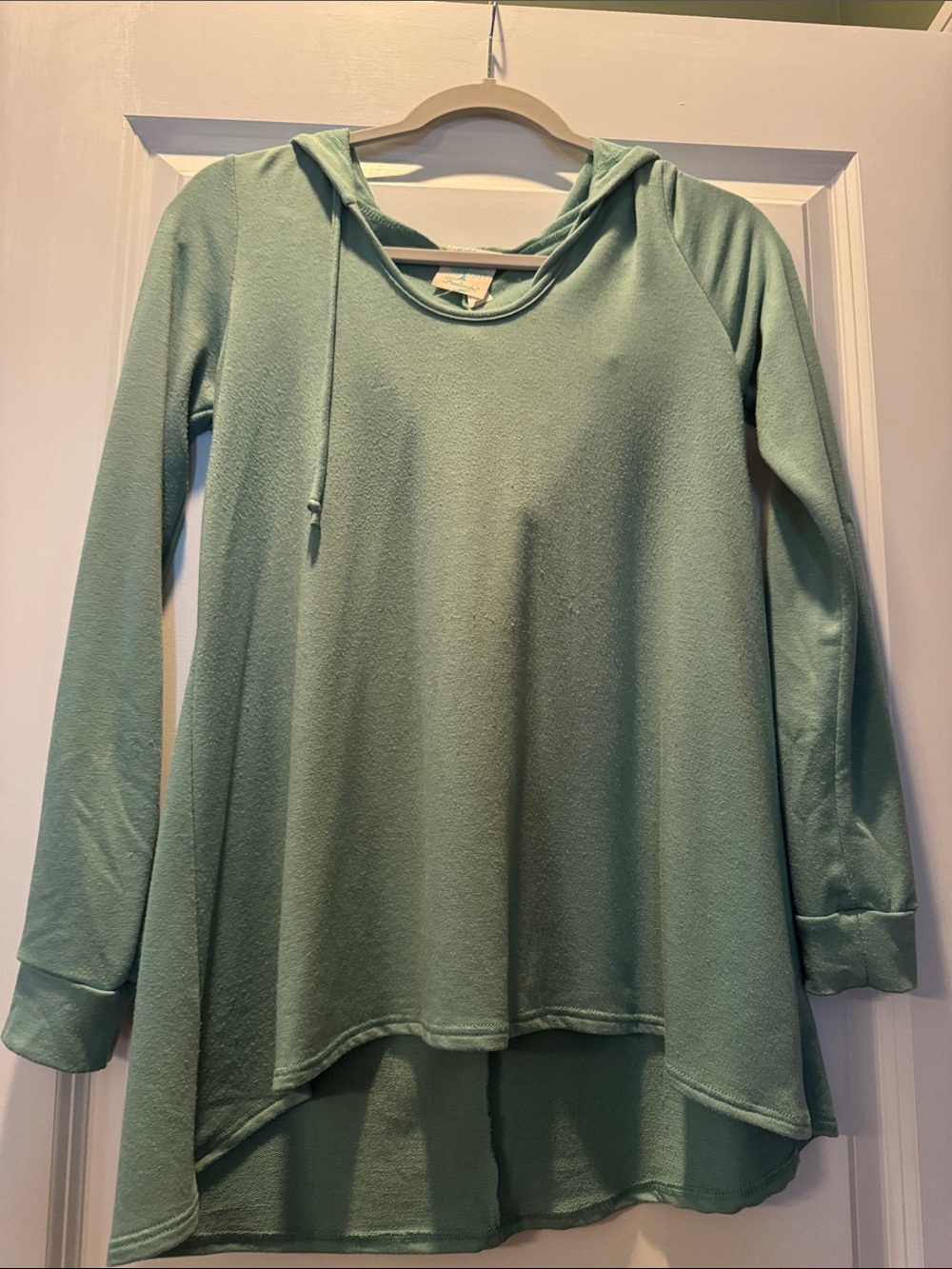 Freeloader Sage Green Hooded Long-Sleeve Tunic